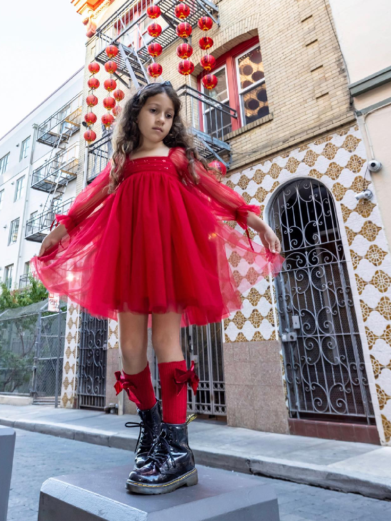 girl's tea party dress